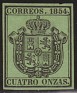 Spain 1854 Spain Coat 4o Black & Green Edifil 30. esp 30. Uploaded by susofe